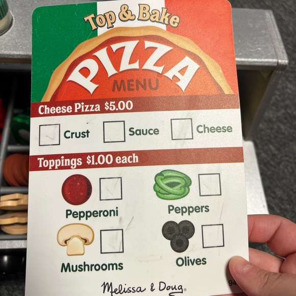 Melissa & Doug Top & Bake Pizza Counter - Picture 3 of 9